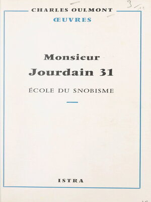 cover image of Monsieur Jourdain 31